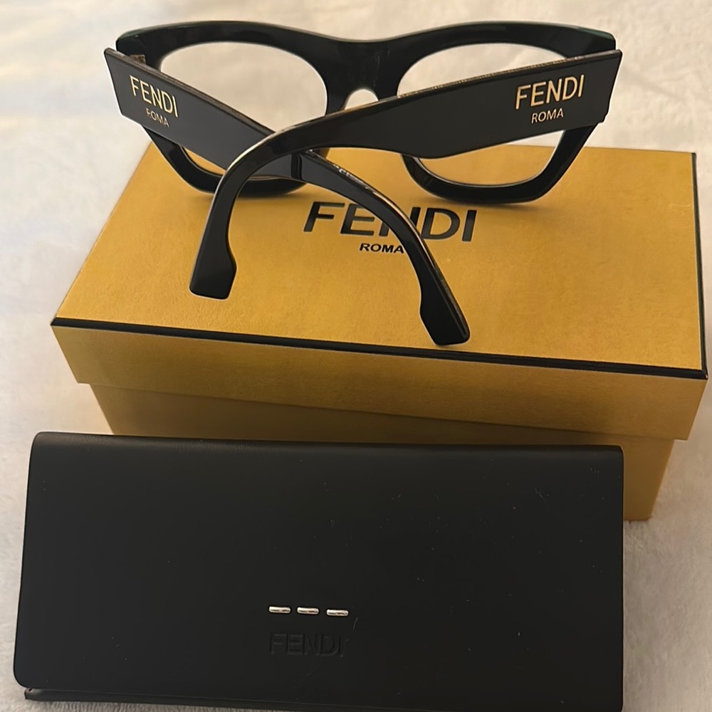 Fendi Black Eyeglasses with Case